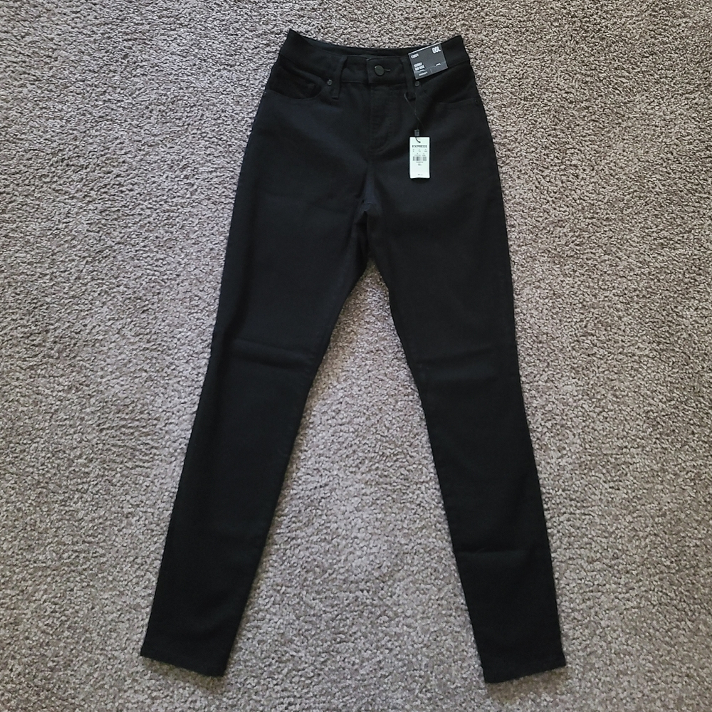 Express curvy skinny mid-rise jeans - Size 00L